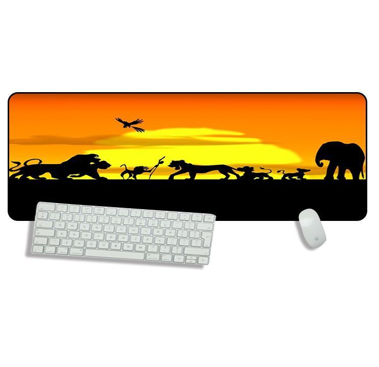 Mouse pad non-slip Cool Lion design