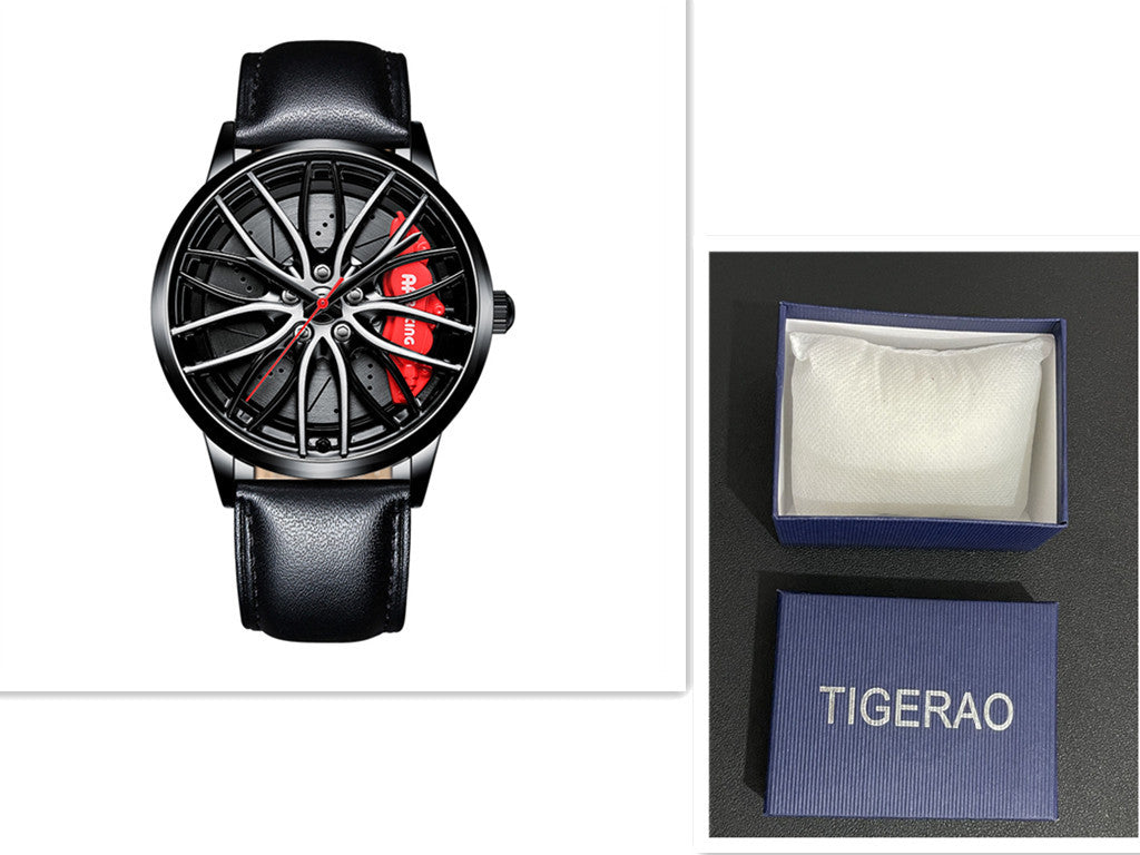 Automatic Movement Men&#39;s Hollow Wheel Watch