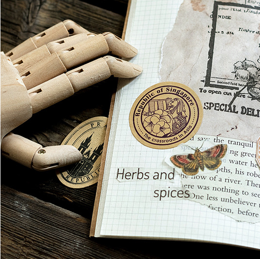 Creative hand-shaped decorative sticker