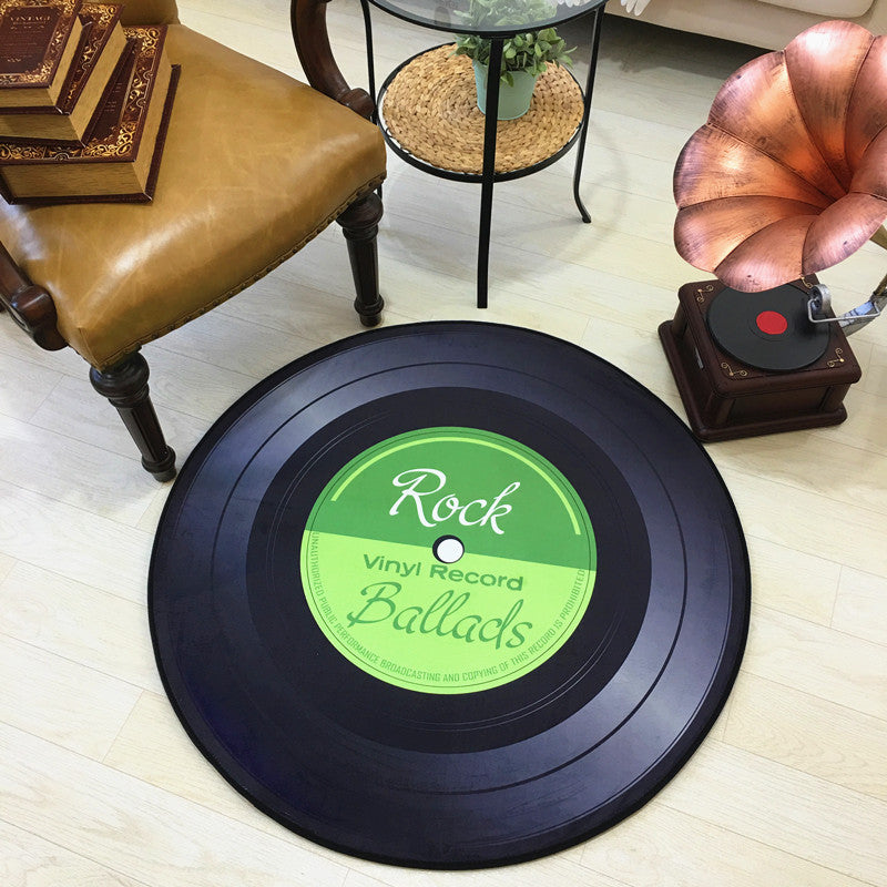 Round mat retro