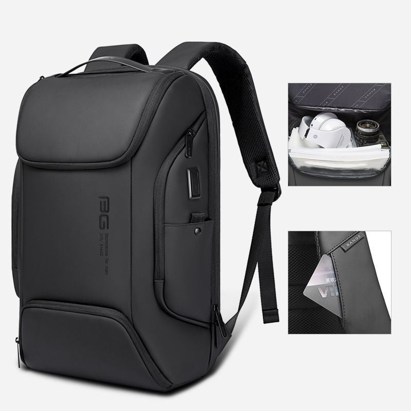 Men&#39;s Backpack Japanese And Korean Leisure Waterproof