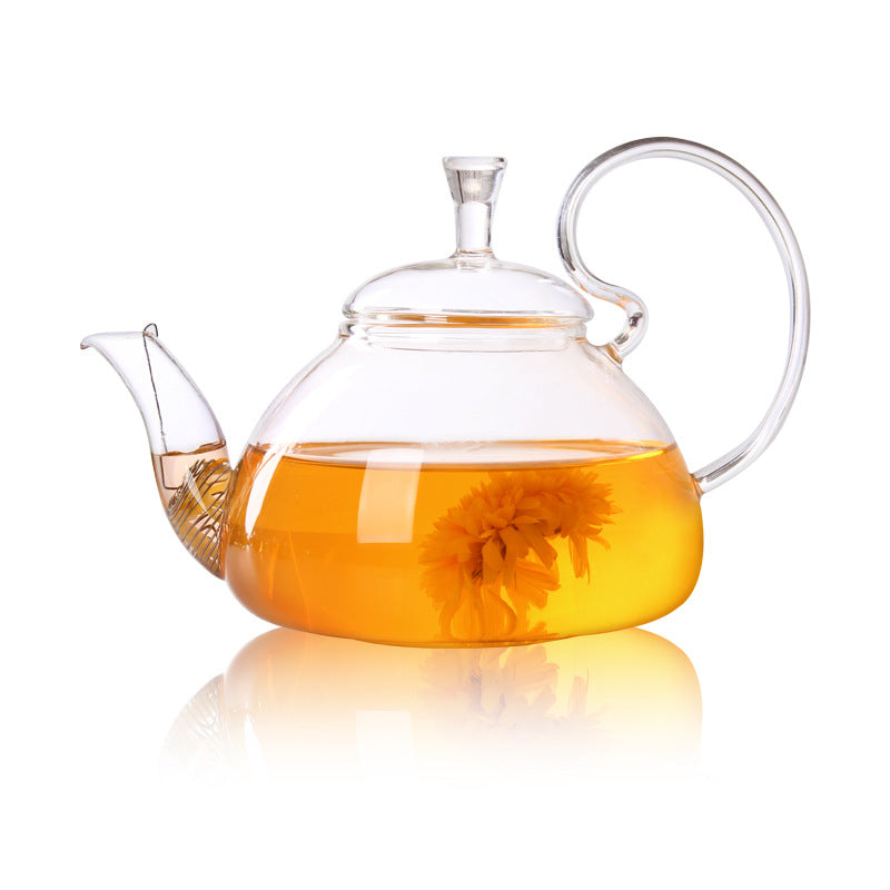 Heat-resistant glass wizard pot