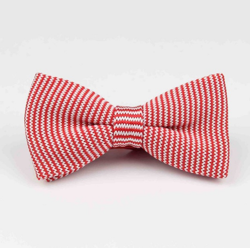 New Style Men Women Knit Bowtie Adjustable Butterfly Double Deck Neckwear Bowties Designer Knitting Dress Knitted Bow Tie
