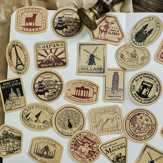 Creative hand-shaped decorative sticker