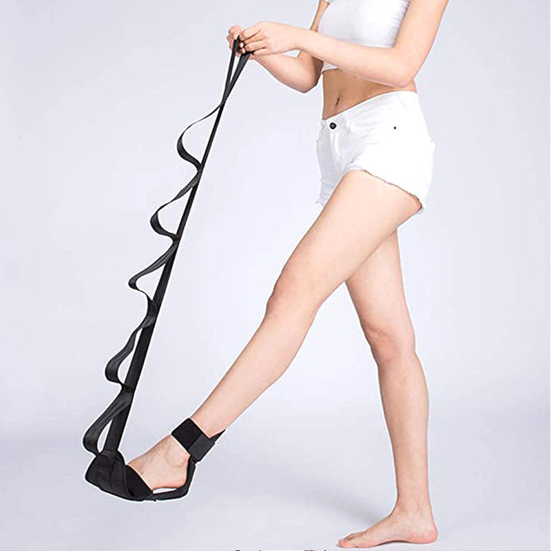 Fitness Sports Leg And Foot Stretcher For Plantar Fasciitis Relief For Men &amp; Women Leg Heel Quads Hamstrings Calf Stretcher Strap Machine Gym