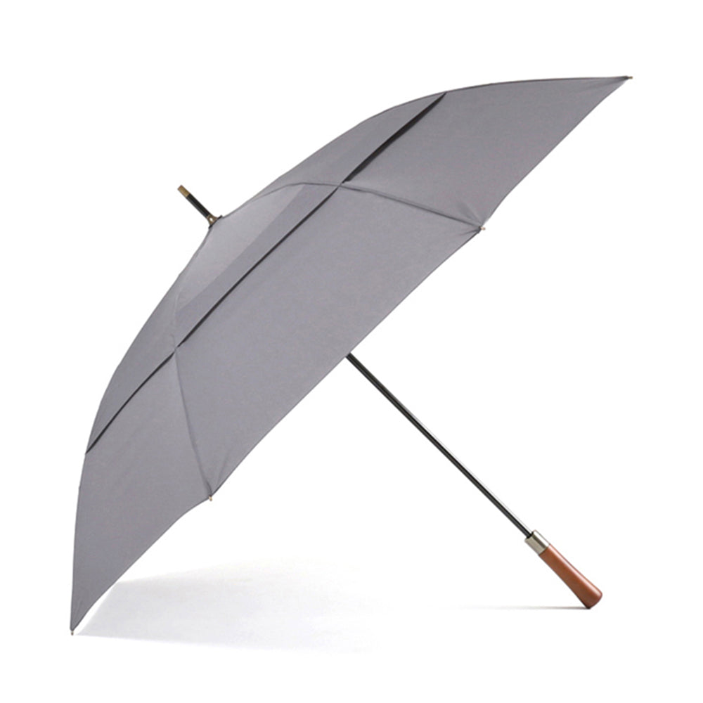 Retro long straight automatic umbrella