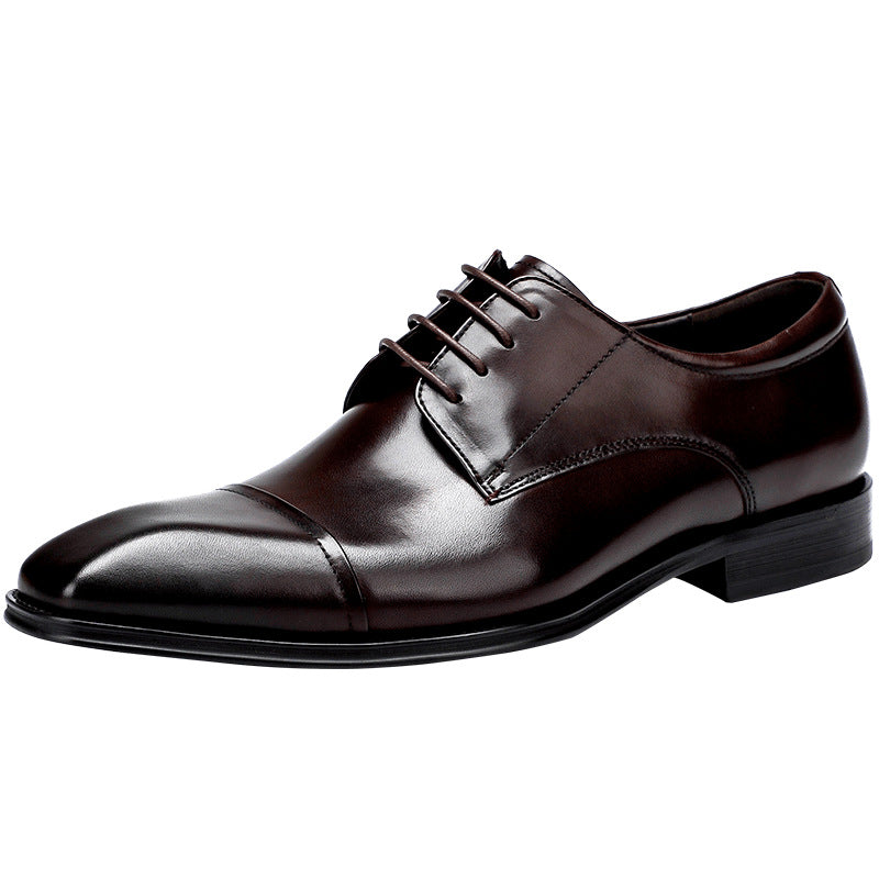 Men&#39;s British Leather Formal Business Shoes