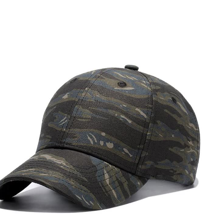 Men&#39;s Monochrome Cotton Camouflage Hat
