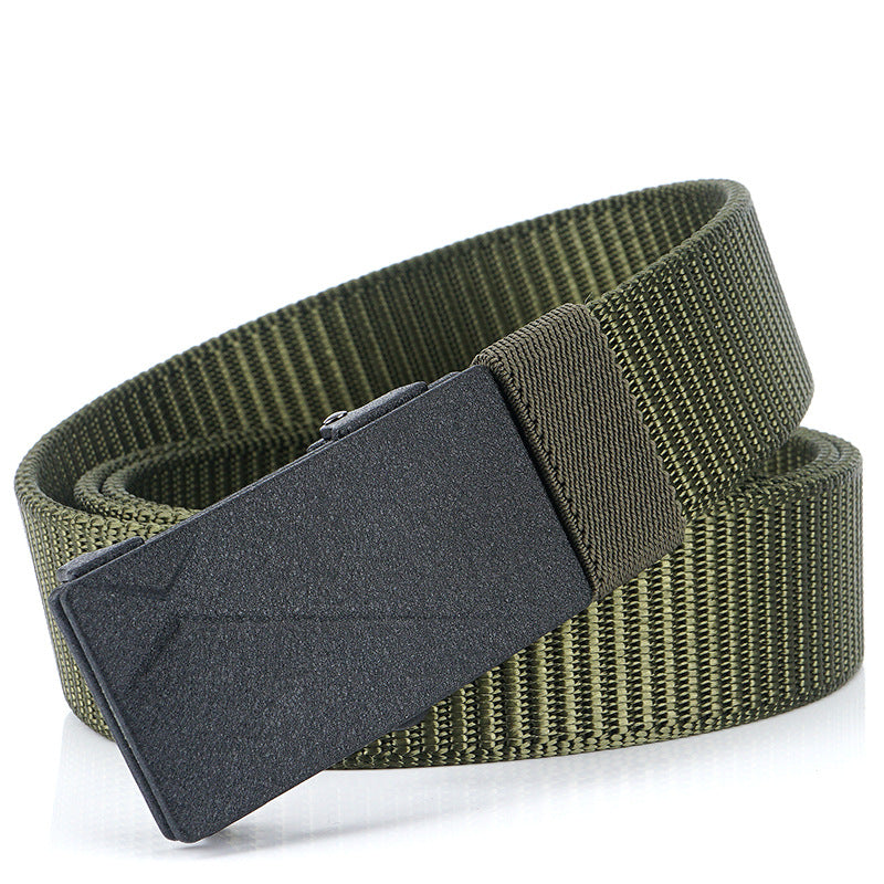 Toothless non-porous men&#39;s belt nylon belt