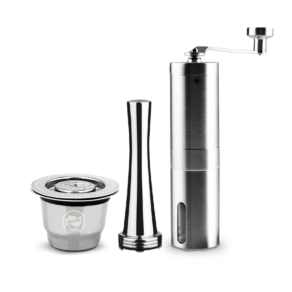 Coffee capsule square hole shell