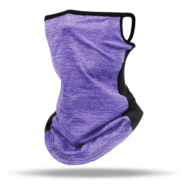 Ice Mesh Eyelet Ear Mask For Outdoor Cycling