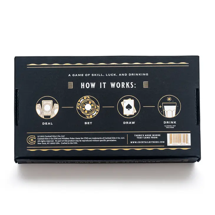 Whiskey Poker Game Set