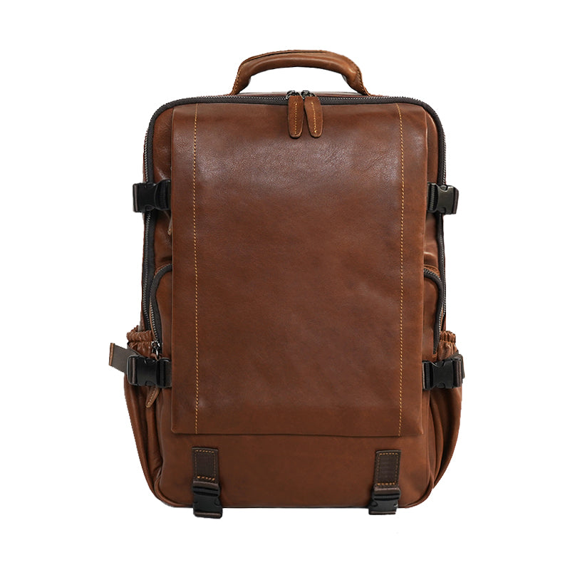 Men&#39;s Fashion Handmade Leather Business Backpack