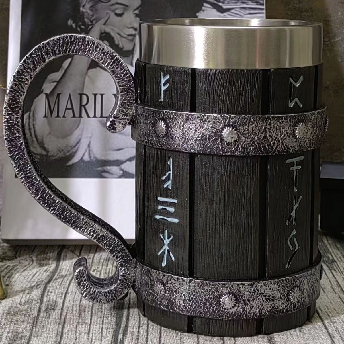 Large Capacity Beer Beer Steins Mark Cup