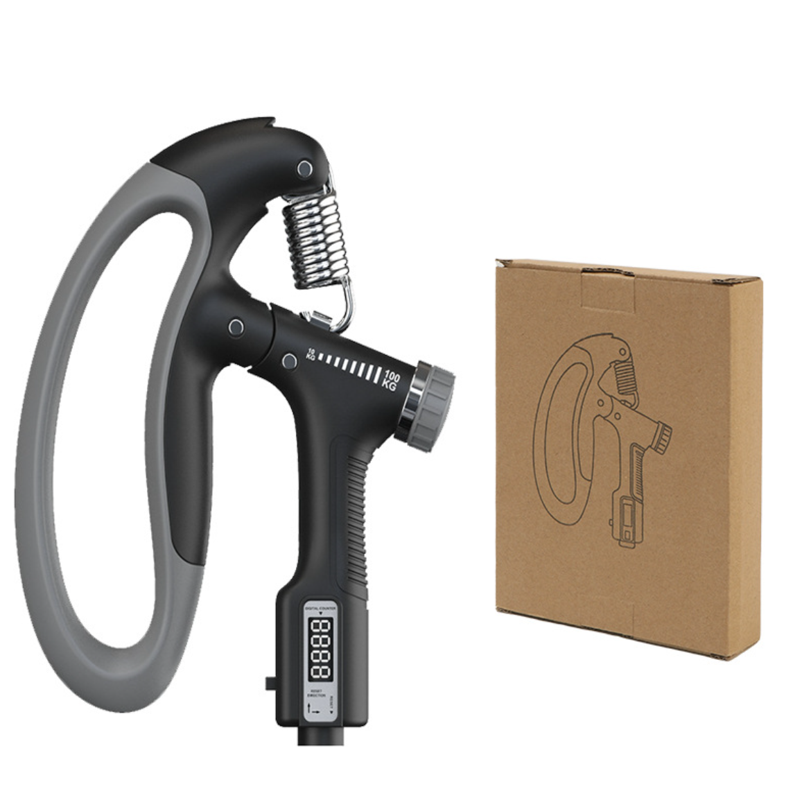 Hand Grip Adjustable Finger Grip Strength Trainer Grip Strength Training Device, Hand Rehabilitation Device,  Grip Strength Trainer, Forearm Strengthener, Hand Squeezer Adjustable Resistance