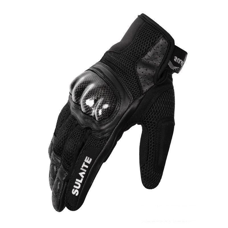 Motorcycle Riding Breathable Carbon Fiber Anti-drop Gloves