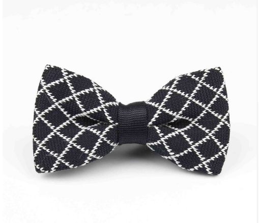 New Style Men Women Knit Bowtie Adjustable Butterfly Double Deck Neckwear Bowties Designer Knitting Dress Knitted Bow Tie