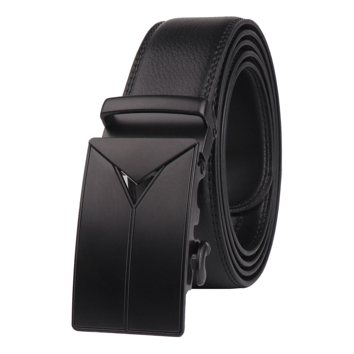 Leather men&#39;s belt