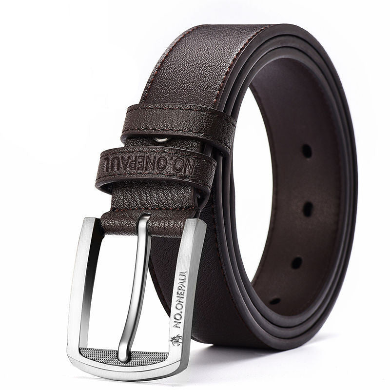 Korean Style Men&#39;s Casual Belt With Pin Buckle