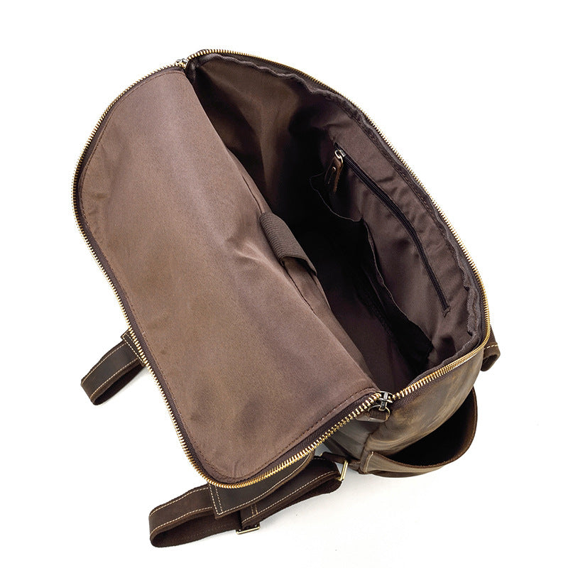 Men&#39;s leather backpack