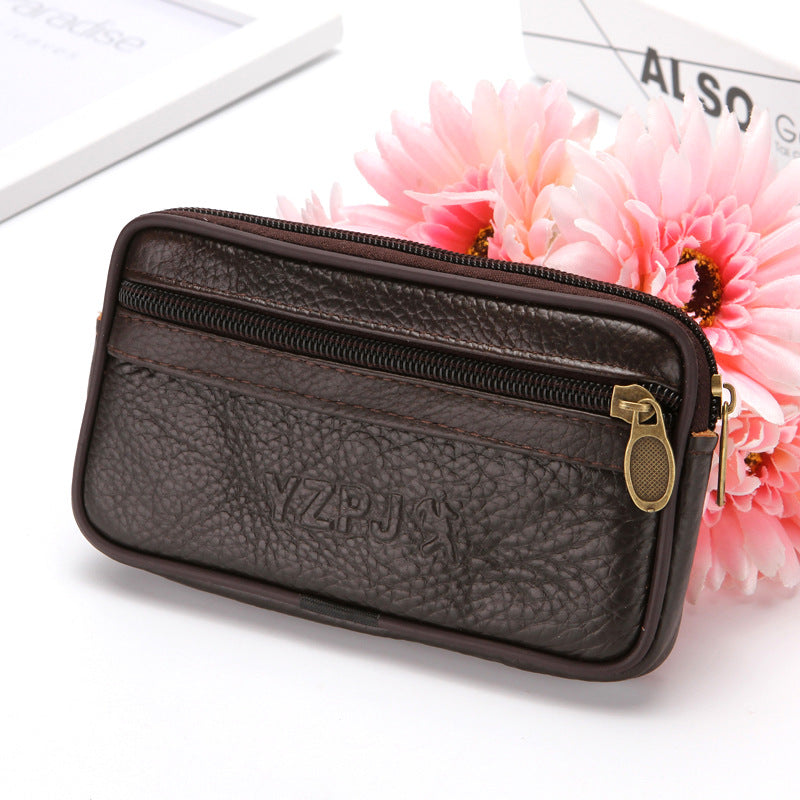 Fashion Personality Leather Mobile Phone Pocket Multi-purpose