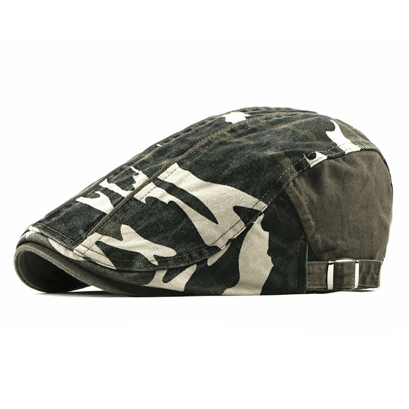 Camouflage Beret Hat Men&#39;s Wash Cap