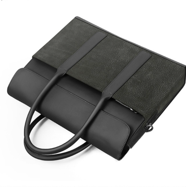 Men&#39;s Briefcase Cowhide Computer Messenger Business Bag