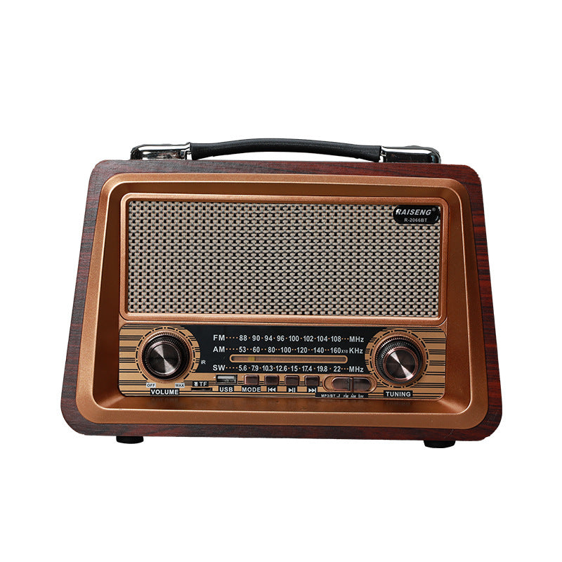 Home Wooden Retro Wireless Bluetooth Speaker