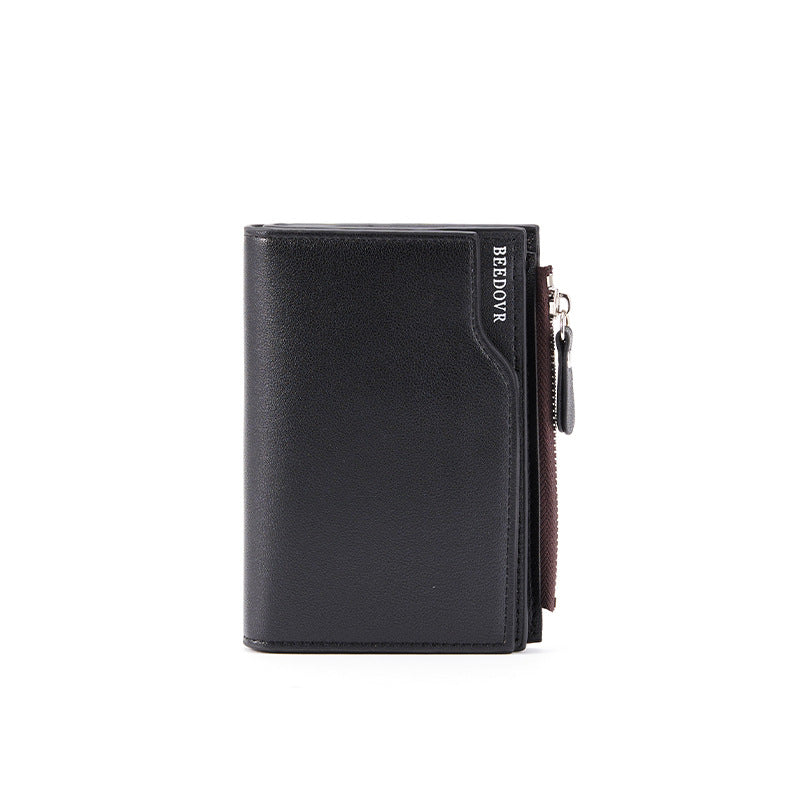 Men&#39;s Short Wallet Multifunctional Zipper Bag