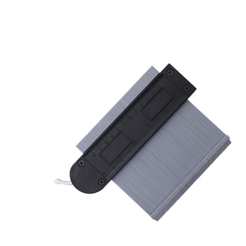 Encryption Widening Self-locking Contour Gauge Ruler