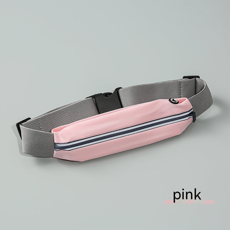 Men&#39;s And Women&#39;s Outdoor Sports Waist Bag Gym Bag Waterproof Storage Bag Sports Bag Invisible Ultra-thin Mini Small Waist Bag