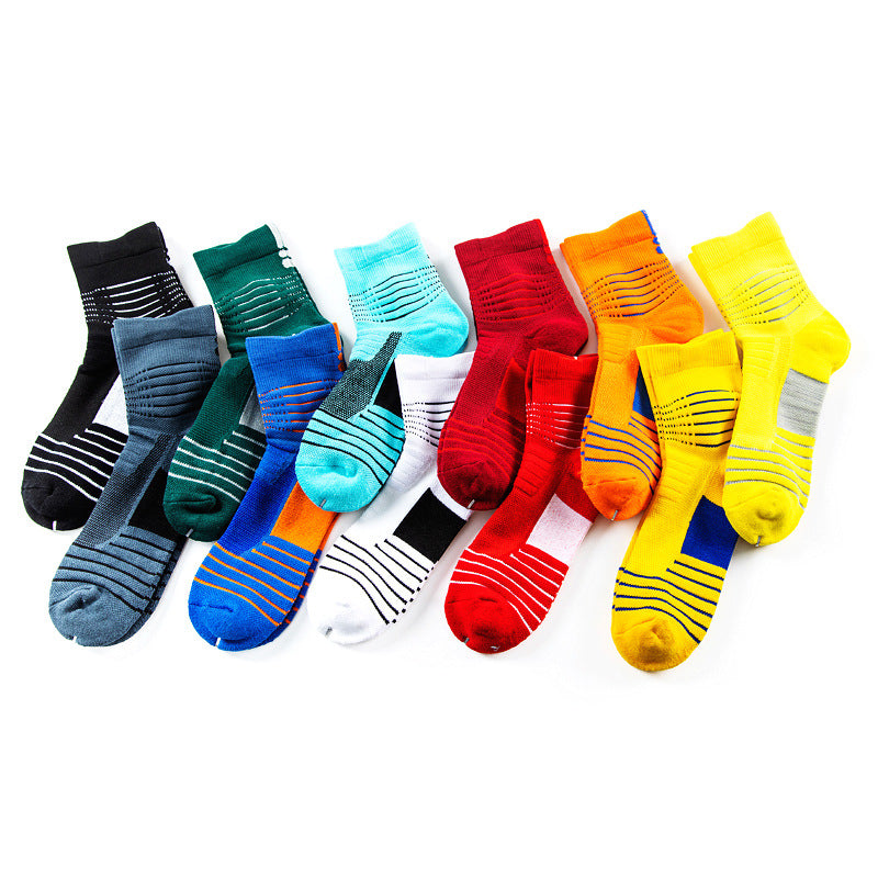Men&#39;s Running Socks With Towel Bottom For Badminton