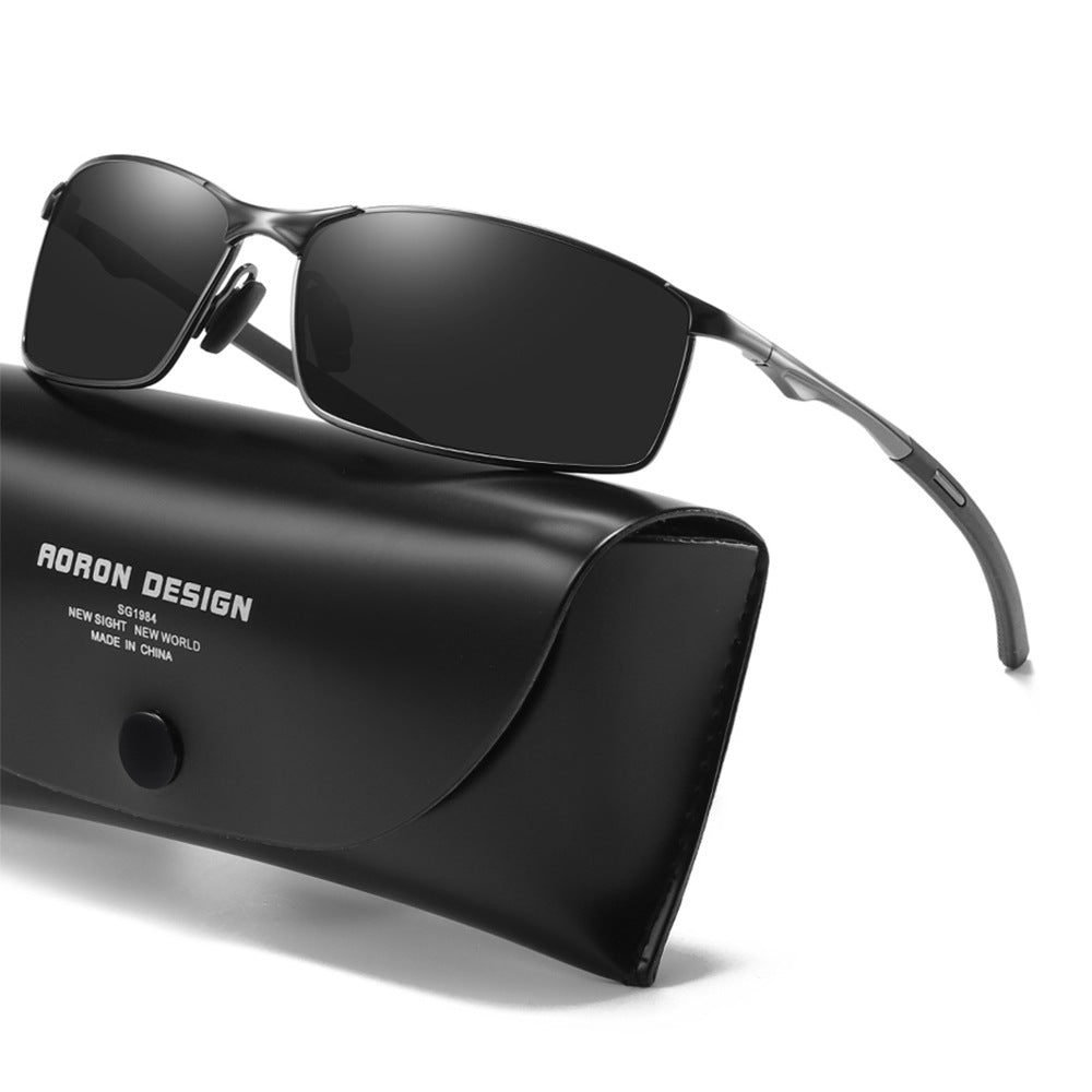 Sunglasses Men&#39;s Metal Sports Polarized Glasses European And American Popular Good Quality Sunglasses