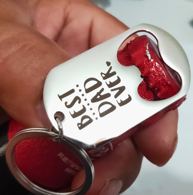 Stainless Steel Bottle Opener Key Chain For Father&#39;s Day
