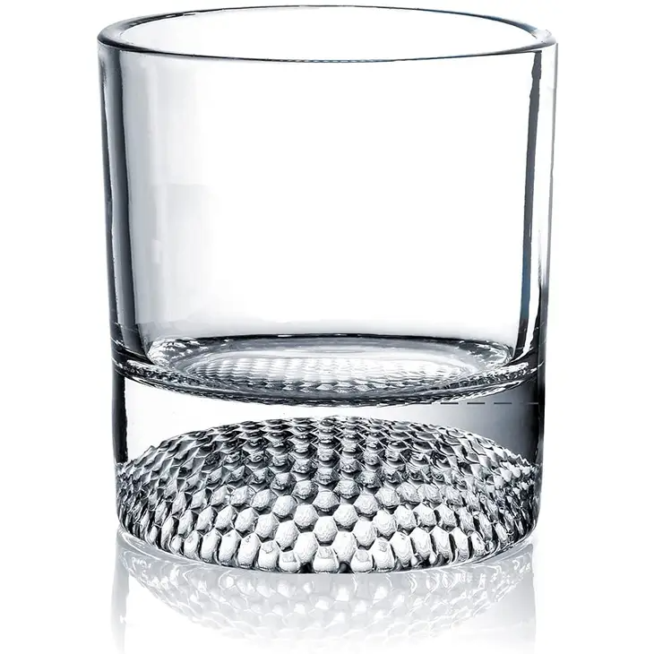 Golf Ball Whiskey Glasses Set of 4 - 8oz By the Wine Savant