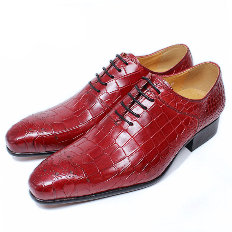 Men&#39;s Business Suit Oxford Leather Shoes