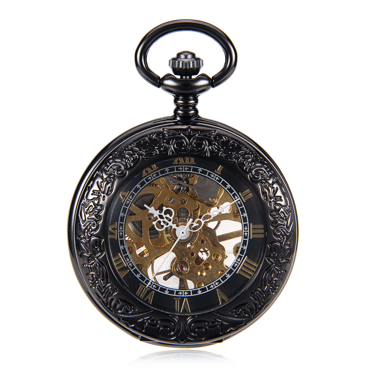 Creative Fashion Trend Wind-winding Mechanical Pocket Watch
