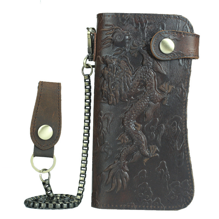 Horseskin Men&#39;s Bag Keyring Purse