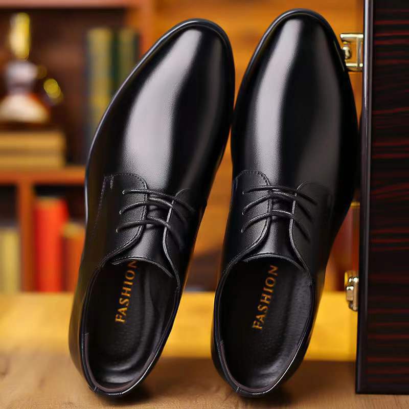 Men&#39;s Casual Business Formal Wear Leather Shoes