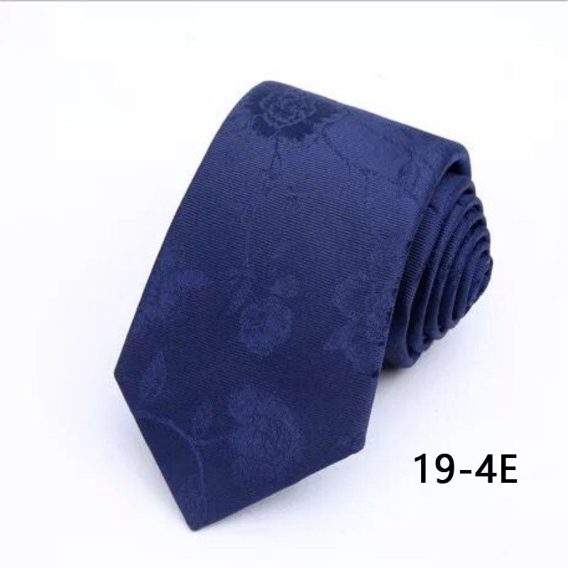 Silk Tie Men&#39;s Formal Suit Business 7cm Work Korean Version Professional Groom British Marriage