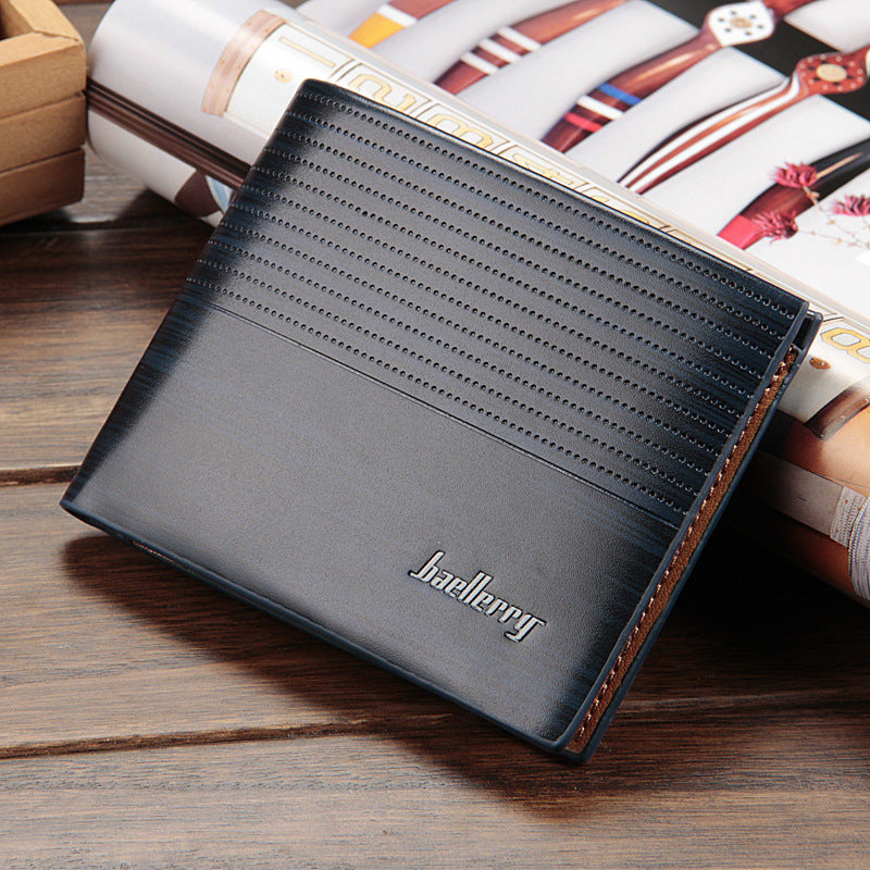 Casual men&#39;s wallet horizontal