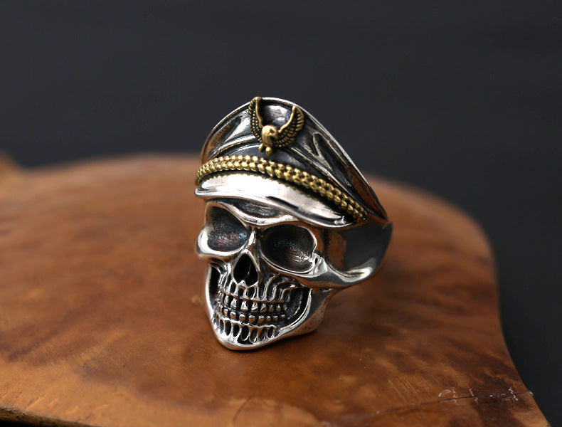 Retro Legion Skull Ring
