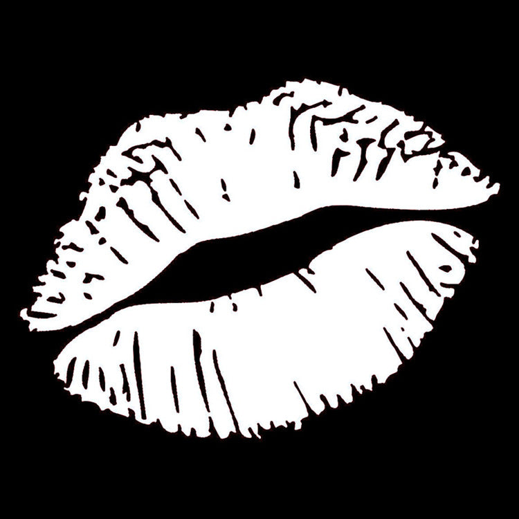 Bumper Stickers Fashion Sexy Red Lips Car Decoration Sticker Hood Scratch Occlusion Waterproof