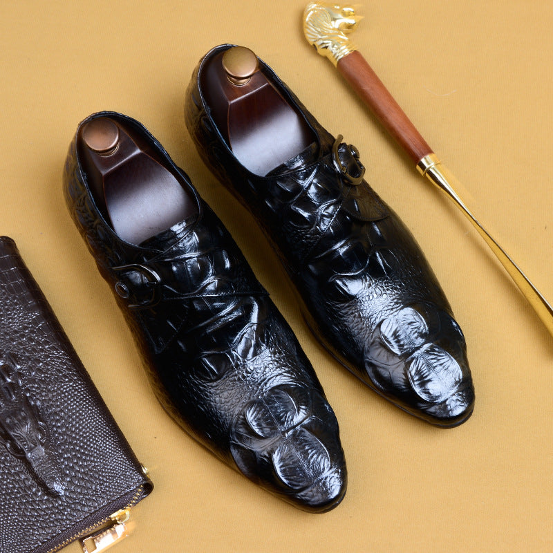 Men&#39;s Business Suit Leather Shoes