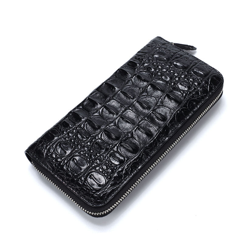 Skin Bone Leather Wallet Men&#39;s Long Hand