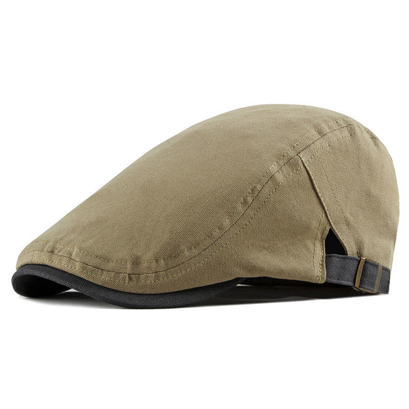 Thin Light Board Beret Hat Men&#39;s Casual