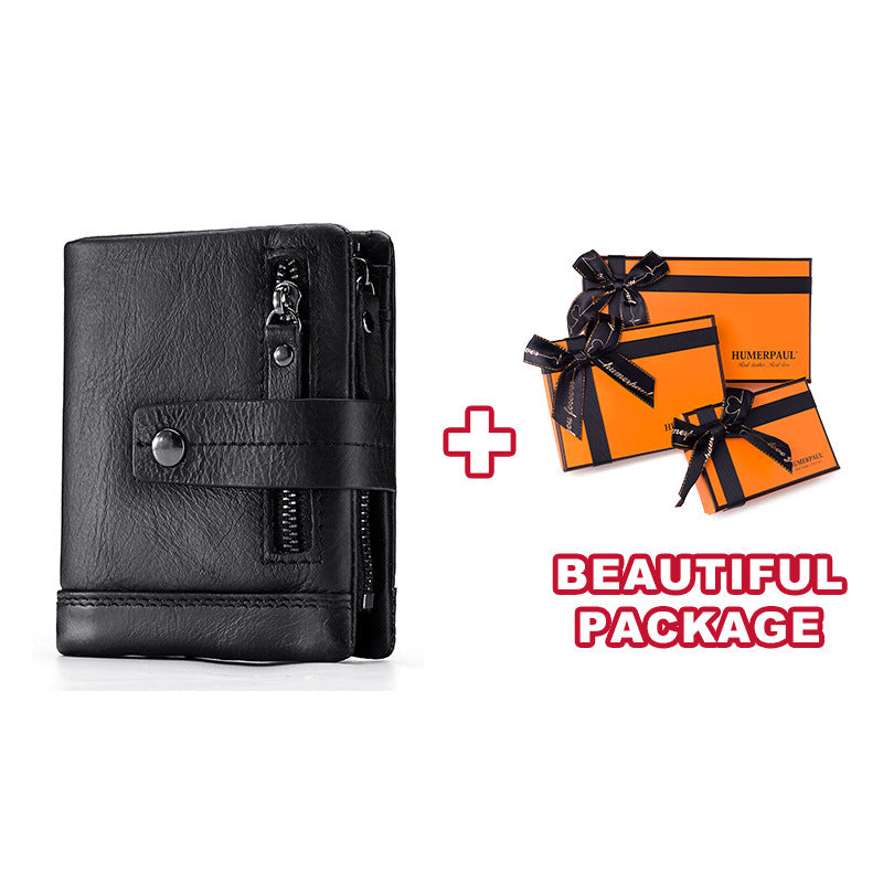 Antimagnetic Multicolor European And American Men&#39;s Wallet