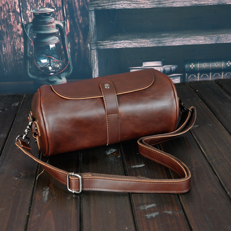 Retro fashion small leather bag