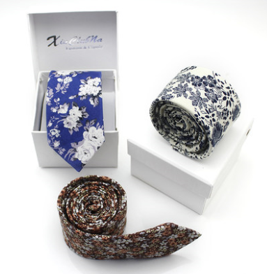 Men&#39;s Cotton Print Tie
