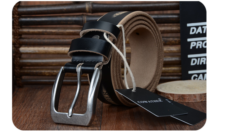 Men&#39;s leather belt